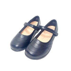 Brand New Cute Girls Black Mary Jane Flats, Bow Accent, Round Toe, Size 1